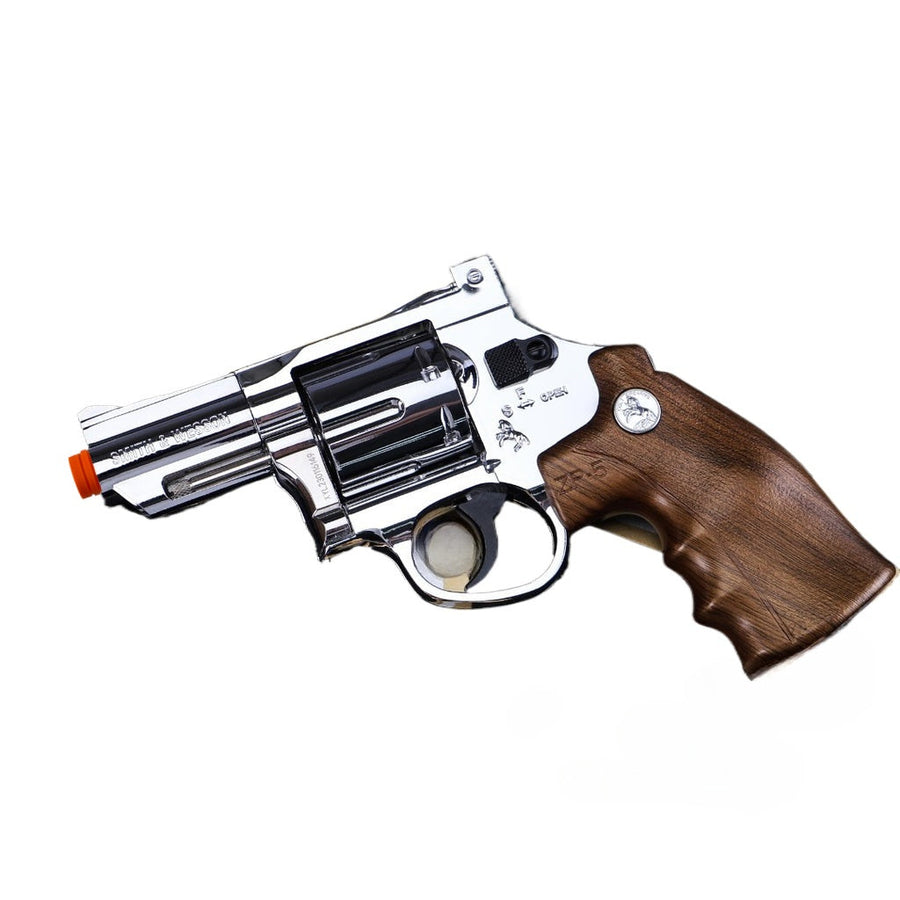 357/ZP-5 Collector's Edition Metal Manual Revolver Soft Bullet Gun - Toy Pistol with Carrying Case