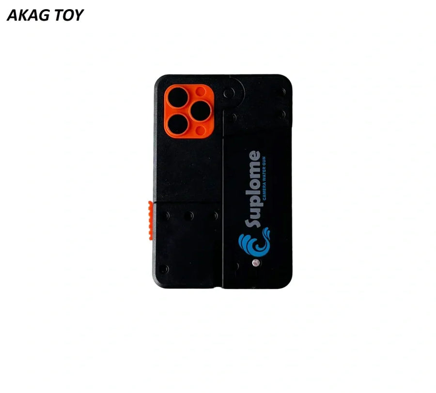 Folding Manual Burst Mobile Phone Water Gun-Children's Toy Gun