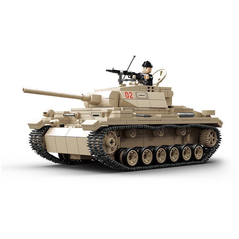 WWII German Panzer III Tank Building Blocks
