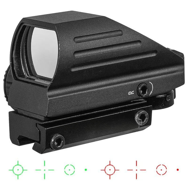 Metal Four-Point M4 Universal 20mm Slide Rail HD103 Adjustable Up, Down, Left, Right And Red Dot