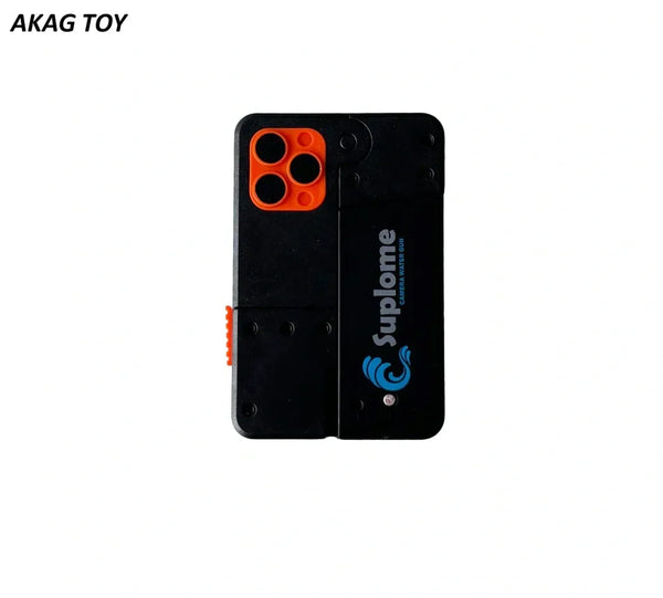 Folding Manual Burst Mobile Phone Water Gun-Children's Toy Gun
