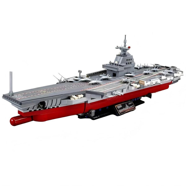 Fujian Aircraft Carrier Military Building Blocks Model