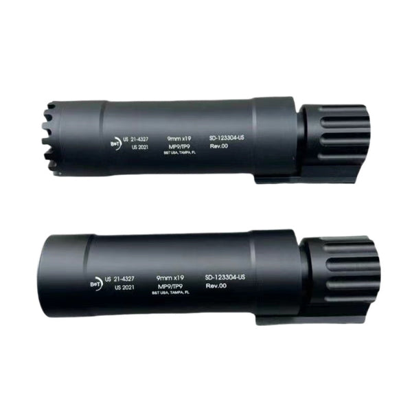 Lehui MP9 Toy Blaster Universal QD Metal Mock Suppressor