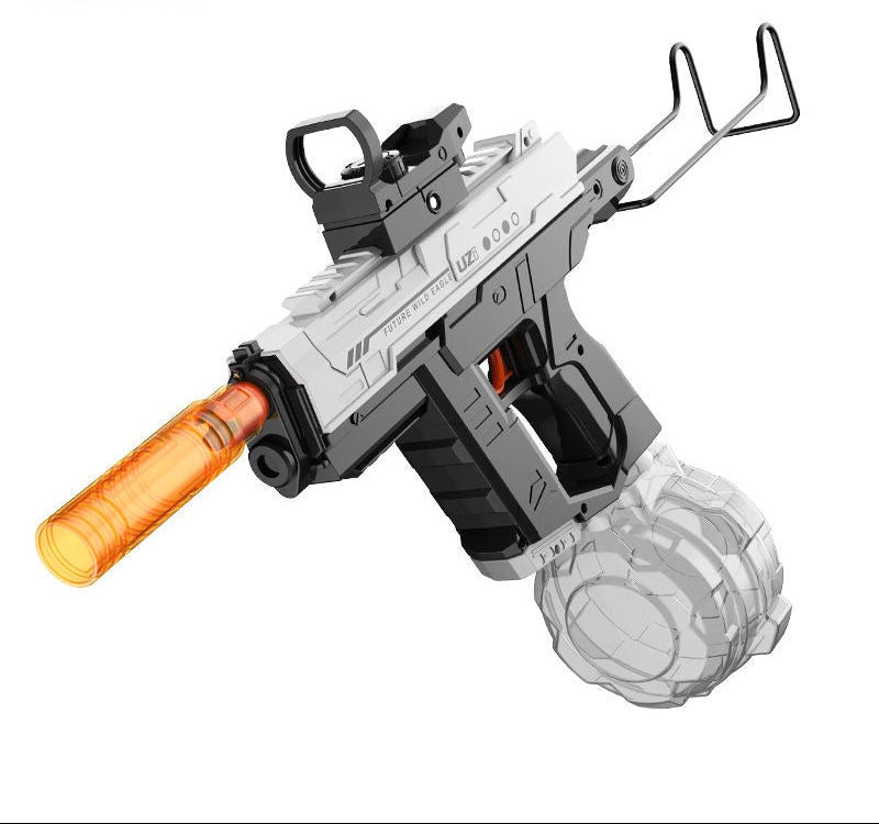 UZI Electric Burst Children's Toy Water Gun with Colorful Lights