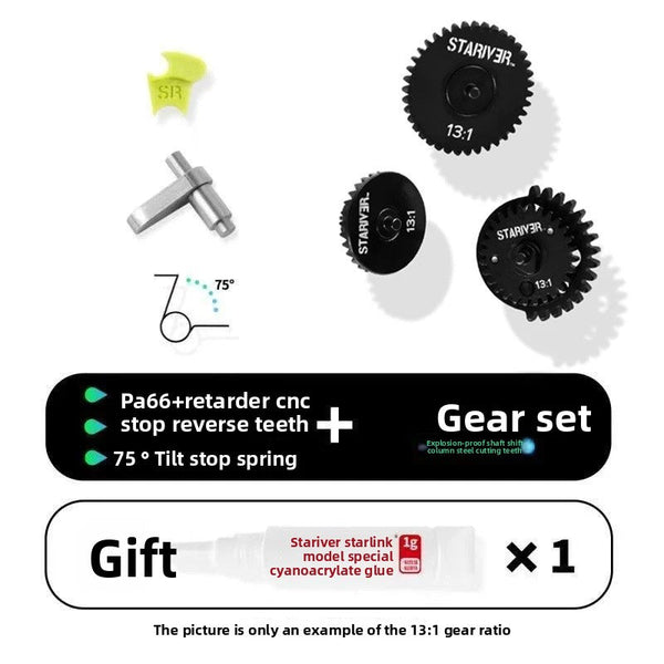 Galaxy 13：1 Explosion-Proof Silent Steel Cutting Gear Kit