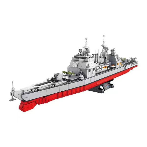 Ticonderoga-class Guided-missile Cruiser Military Building Blocks Model